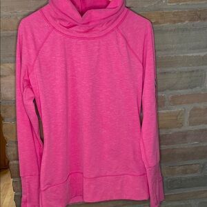 VSX Victoria’s Secret cowl neckpull over jogging or casual. Hot pink Sz medium